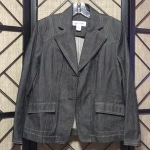 Rena Rowan denim blazer
